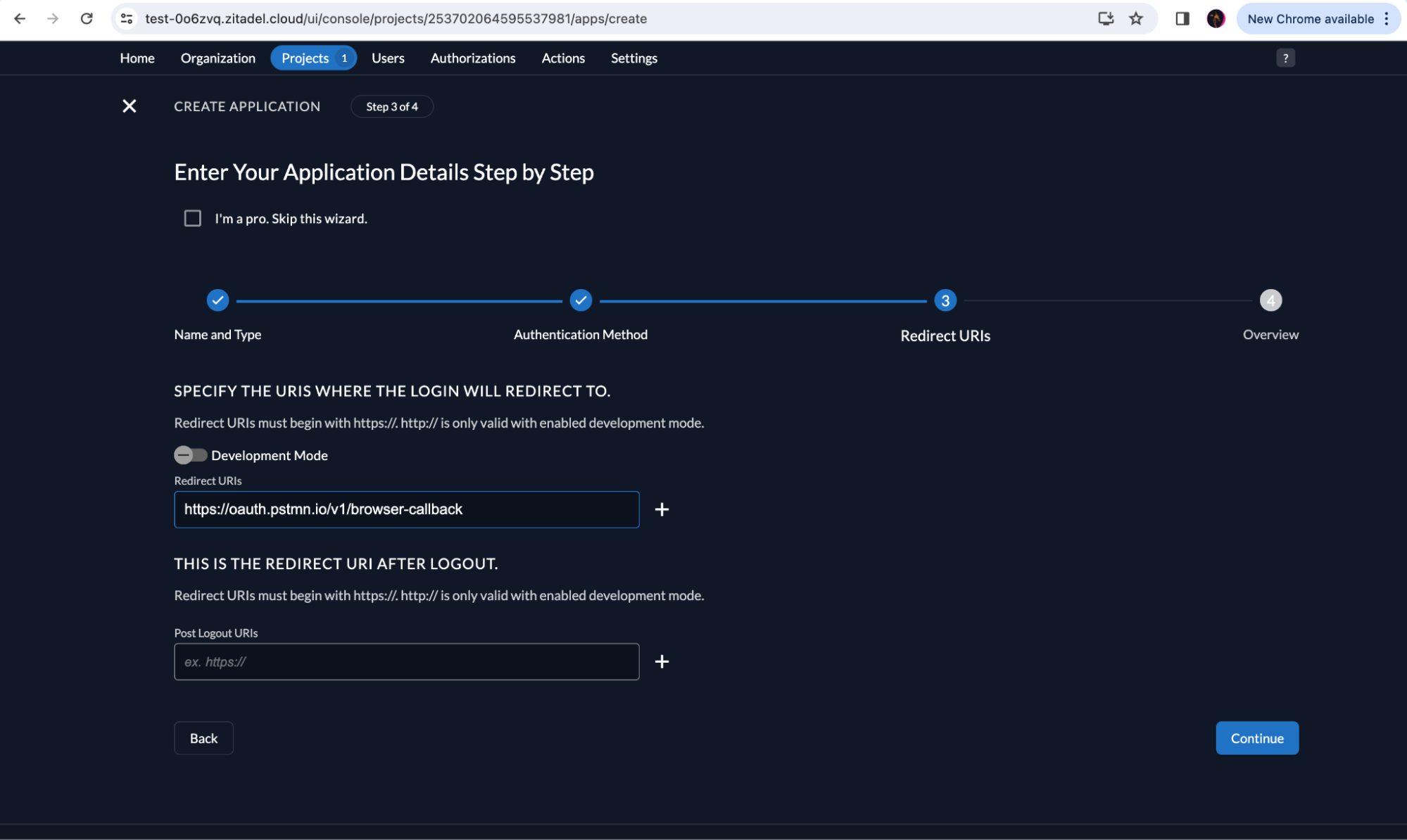 Testing User Login Flows in ZITADEL with Postman