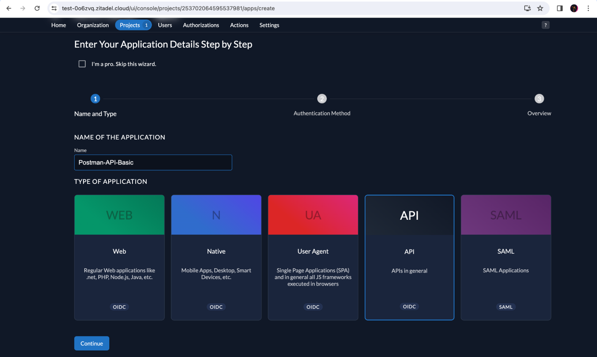 Testing token introspection in ZITADEL with Postman